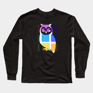 Chouette design Long Sleeve T-Shirt